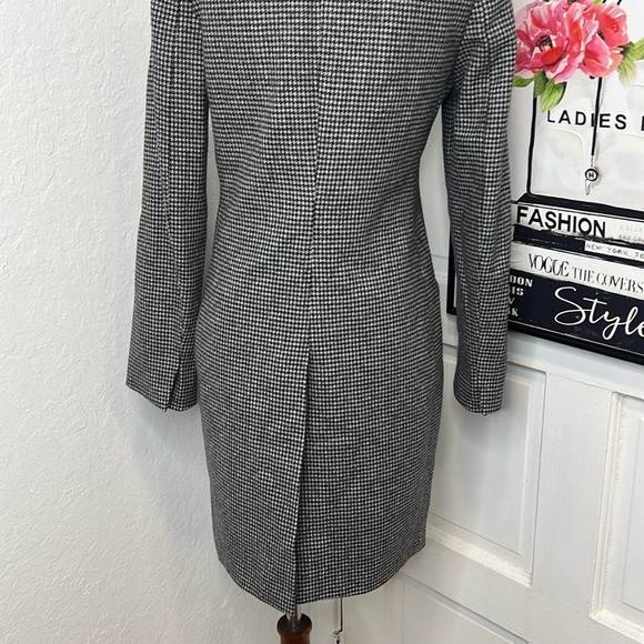 All Saints Leni Puppytooth Coat Size 4US - Picture 7 of 12
